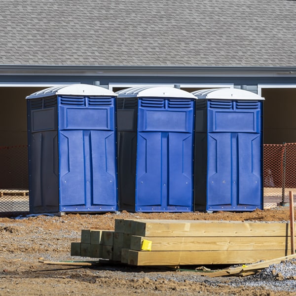 are there any restrictions on where i can place the porta potties during my rental period in Silva Missouri